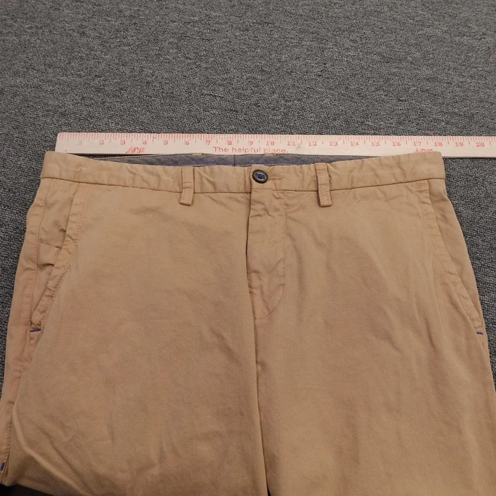 Tommy Bahama Pants Mens 35x32 Beige Pima Cotton Modal Chino Straight Leg Casual